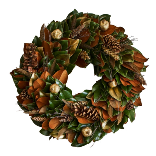 Golden Woodlands Wreath